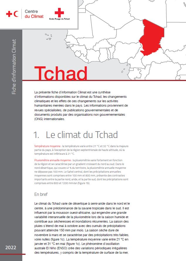 Climate Factsheet Chad (French version)