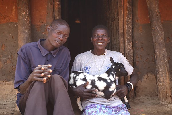 Red Cross-supported goat-rearing helps sustain households in north-east Uganda