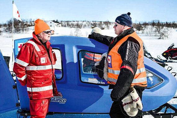 finnish-red-cross-study-of-arctic-disaster-management-from-air-dropped-survival-kits-to-the-a-snowbulancea