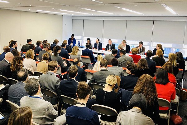 Full house for latest conflict-climate round table in New York