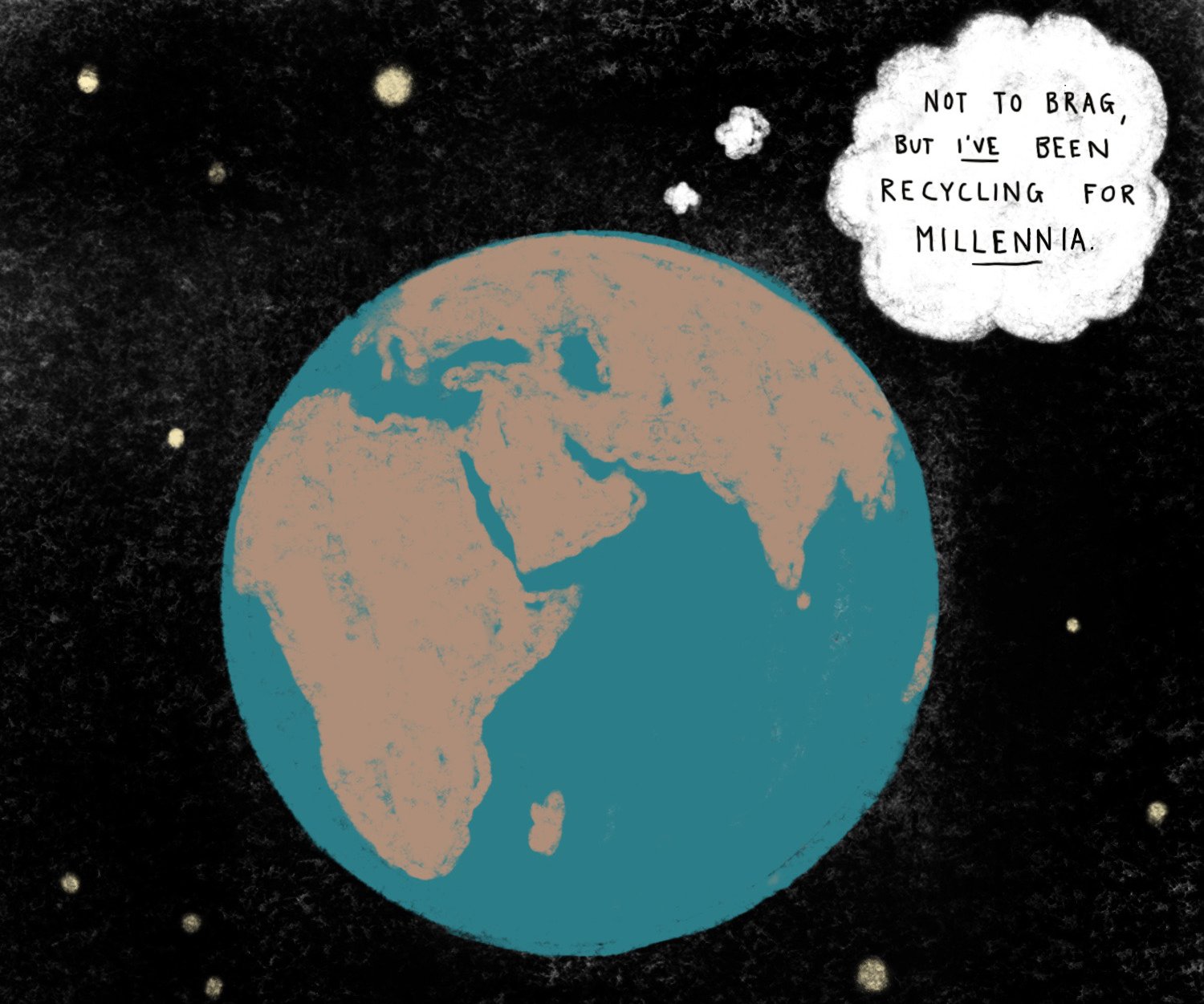 Humour keeps us honest