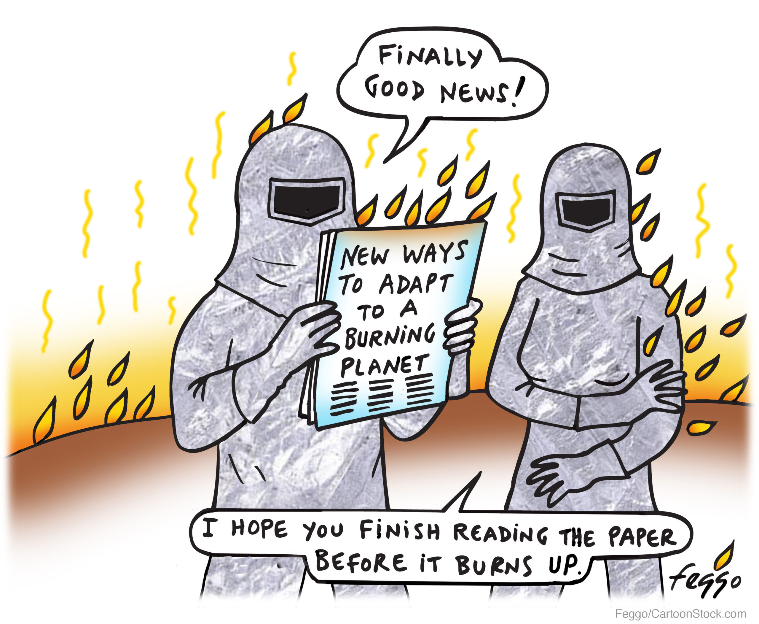 IPCC Working Group II report summary in cartoons