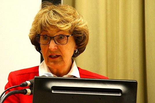 ‘Let’s square up to the task’: Princess Margriet of the Netherlands speaks to UN conference on disaster risk