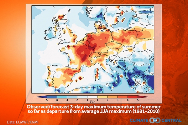 IFRC science partners: European heatwave exacerbated by climate change