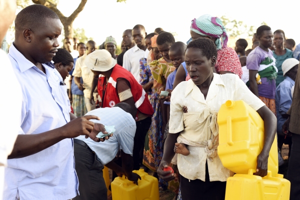 Second humanitarian distribution in Uganda under forecast-based financing