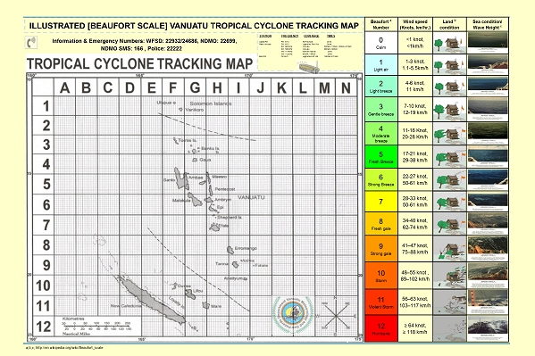 New chart style for (even) better cyclone preparedness in Vanuatu