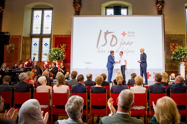 150 years of the Red Cross in the Netherlands – and a history lesson in the ‘Hall of Knights’