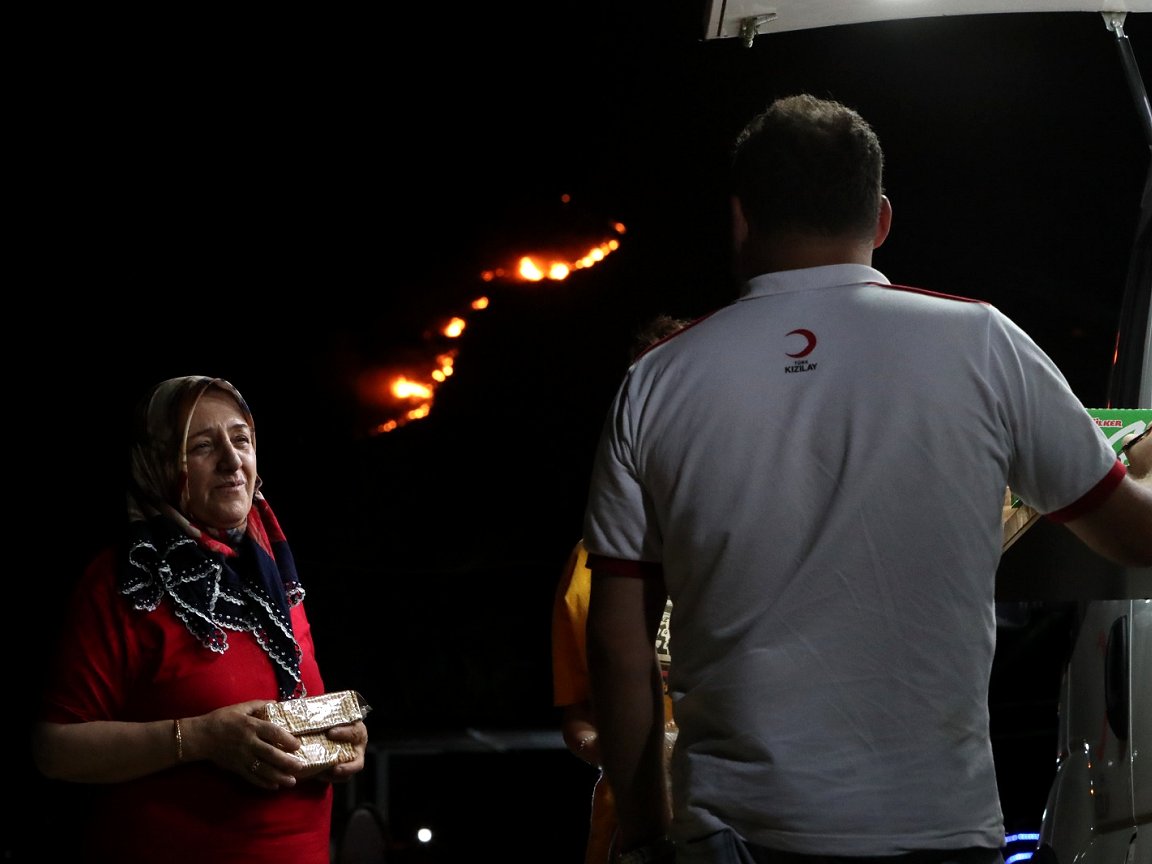 Red Cross Red Crescent volunteers respond to wildfires raging across Europe