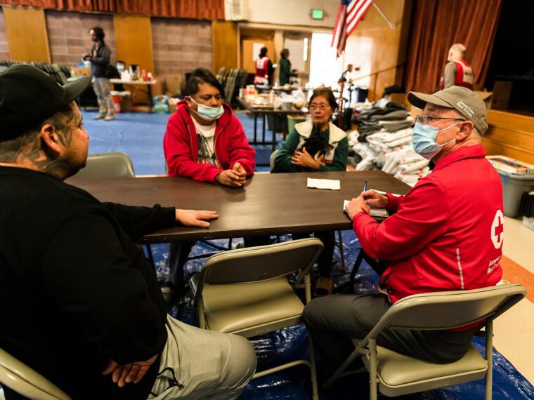 ‘Hundreds of Red Crossers helping exhausted Californians as more storms head their way’
