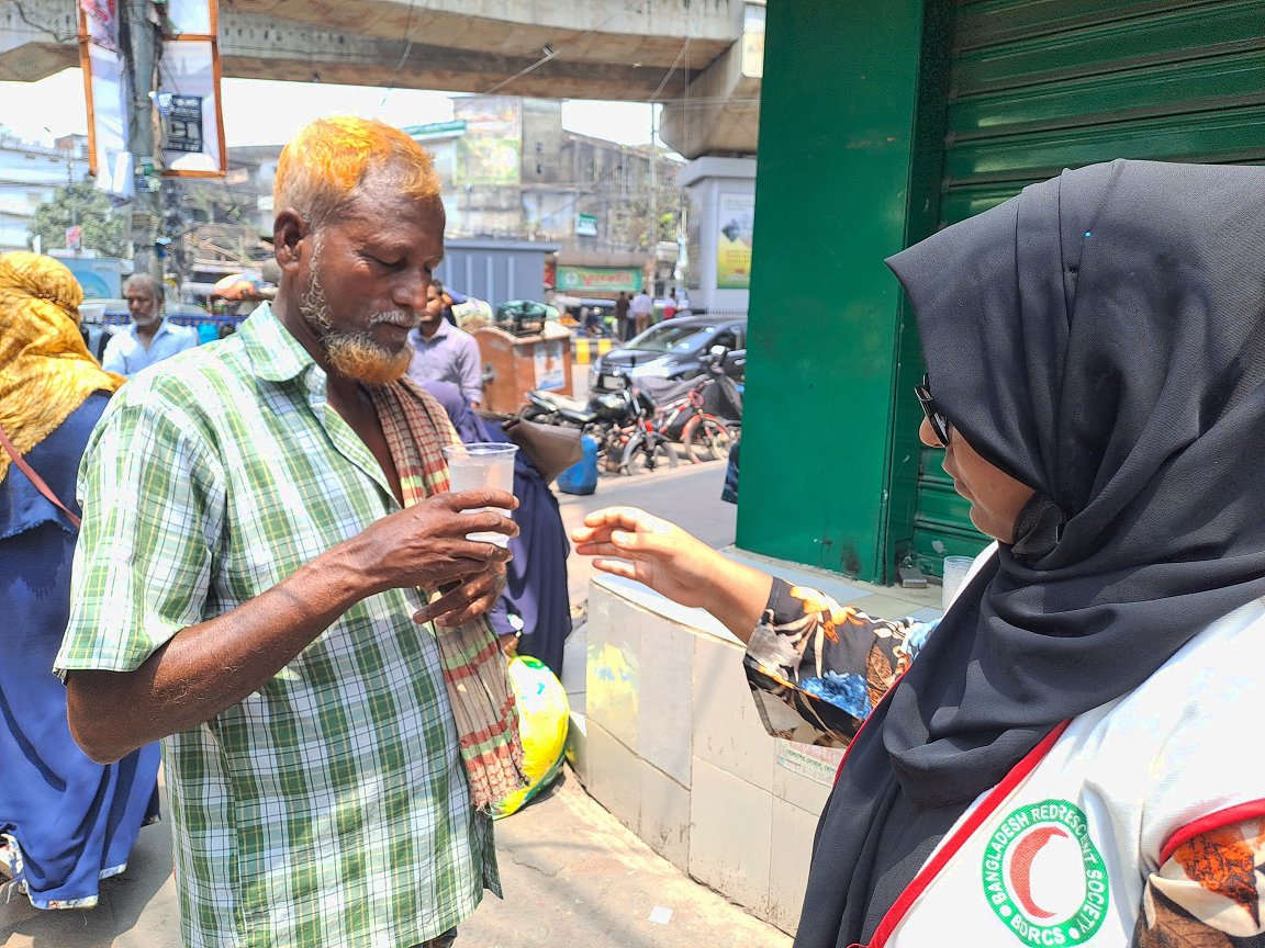 First-ever Bangladesh Red Crescent activation of early action protocol for heatwave
