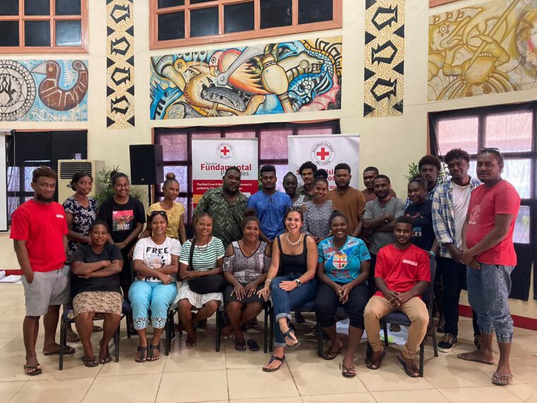 Red Cross youth training in the Solomon Islands for global climate action