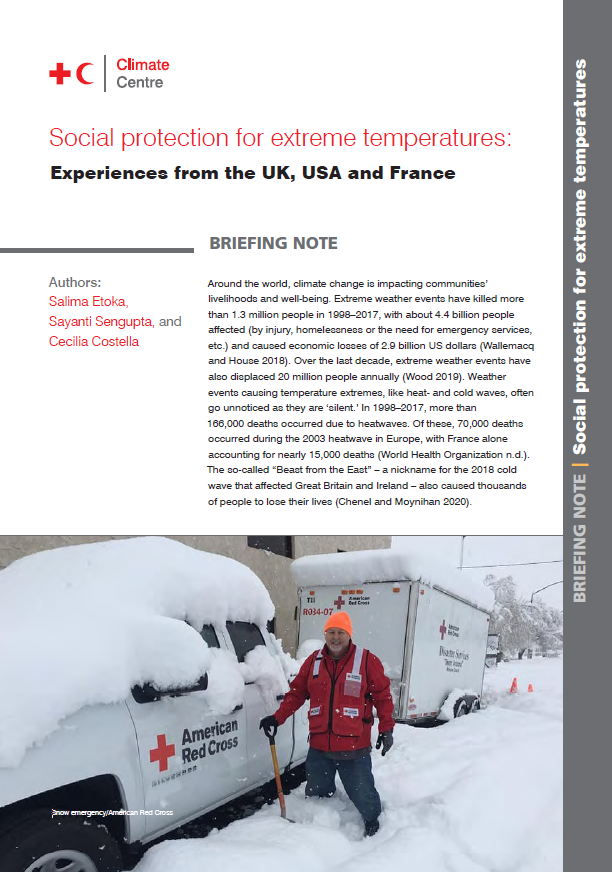 Social protection for extreme temperatures: Experiences from the UK, the US and France (briefing paper)