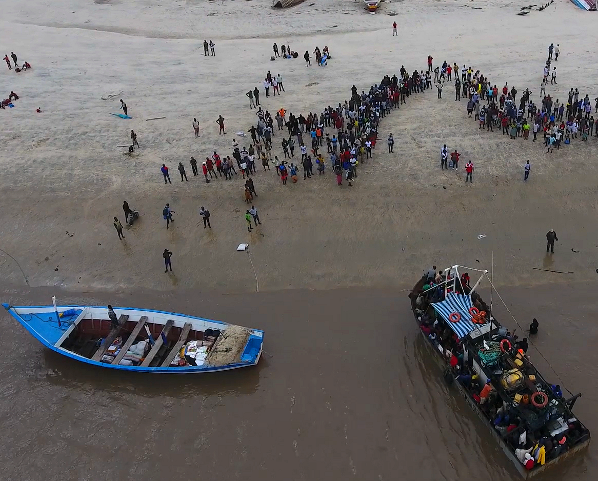 Cyclone Idai from the air