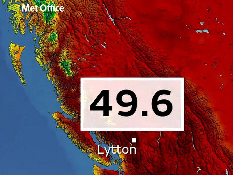 North American heatwave ‘150 times more likely with climate change’, say attribution scientists