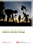 Small and simple actions to address climate change